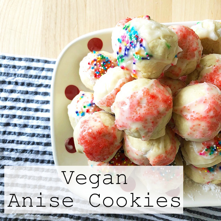 Vegan Italian Anise Cookies