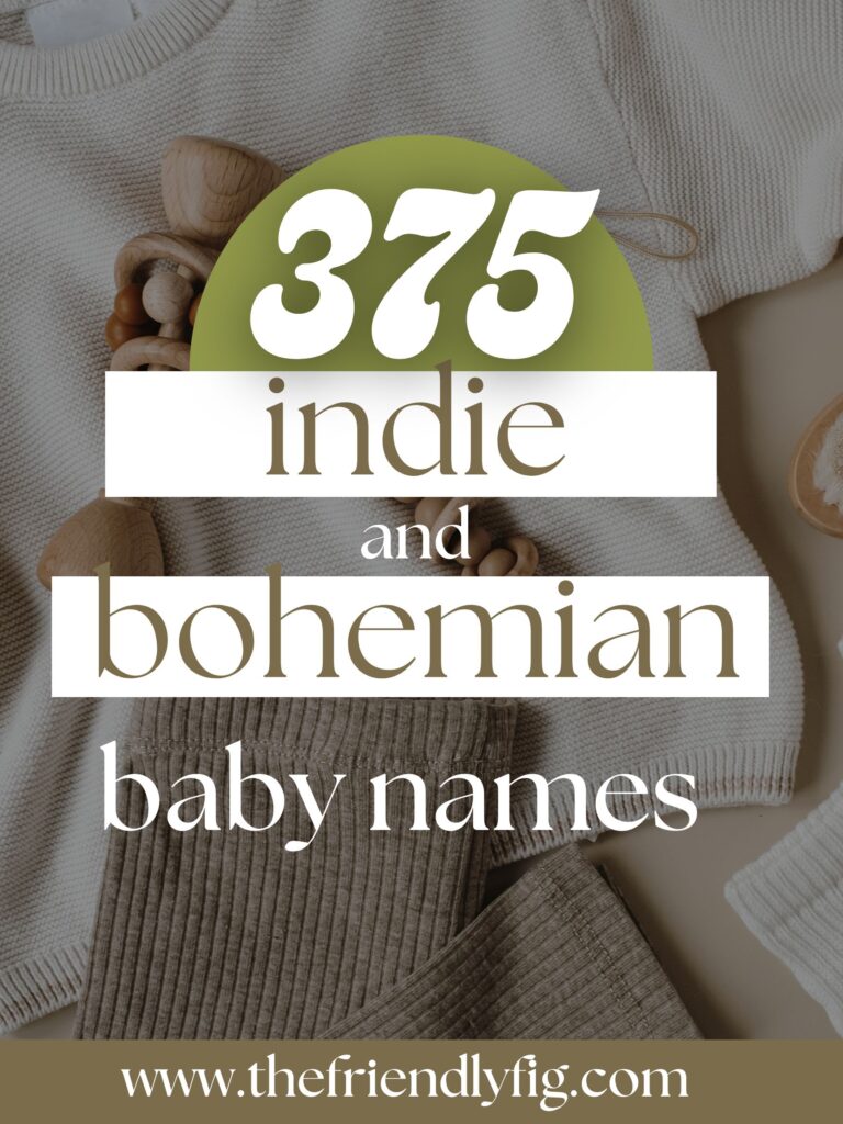 375 Bohemian & Indie Baby Names (Artistic & Free-Spirited)