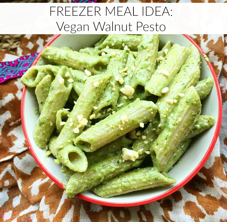 Vegan Walnut Pesto Penne