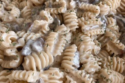 Vegan Cream of Mushroom Pasta
