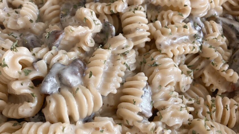 Vegan Cream of Mushroom Pasta