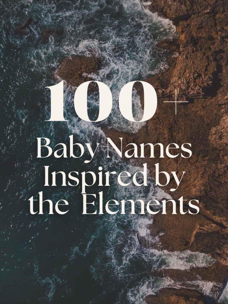 baby names inspired by elements