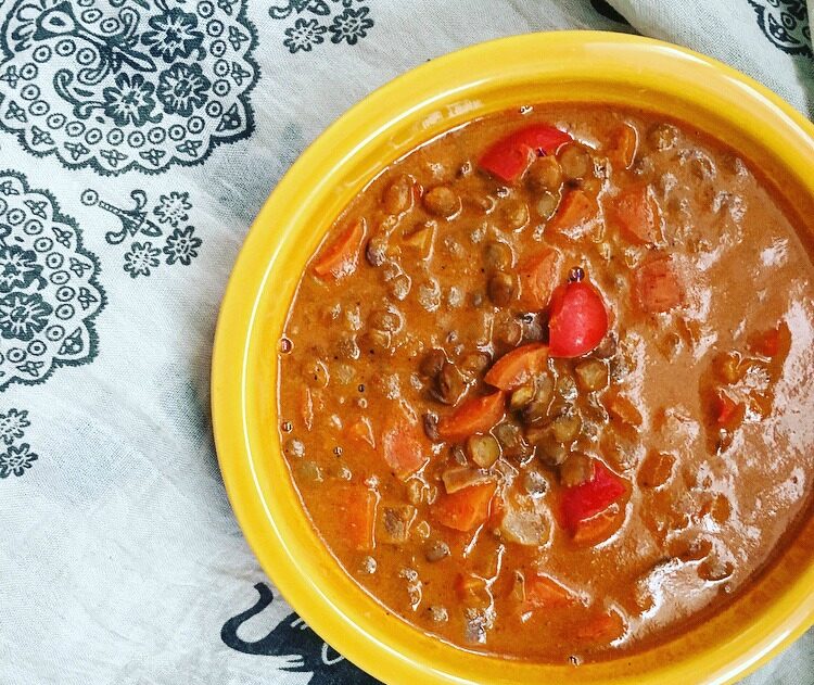 Vegan Peanut Lentil Stew
