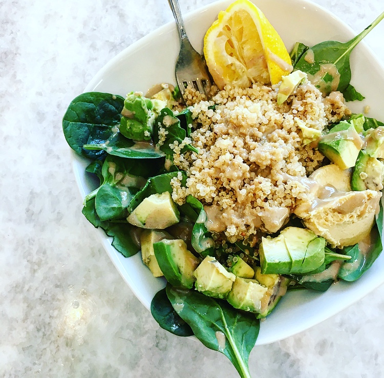 Warm Quinoa Salad Bowl