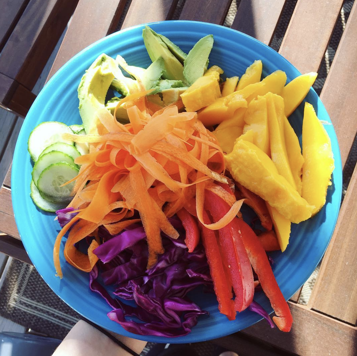Rainbow Rice Rolls Vegan