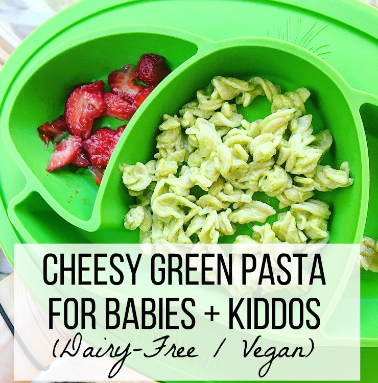 Vegan Green Pasta for Babies and Kids Recipe