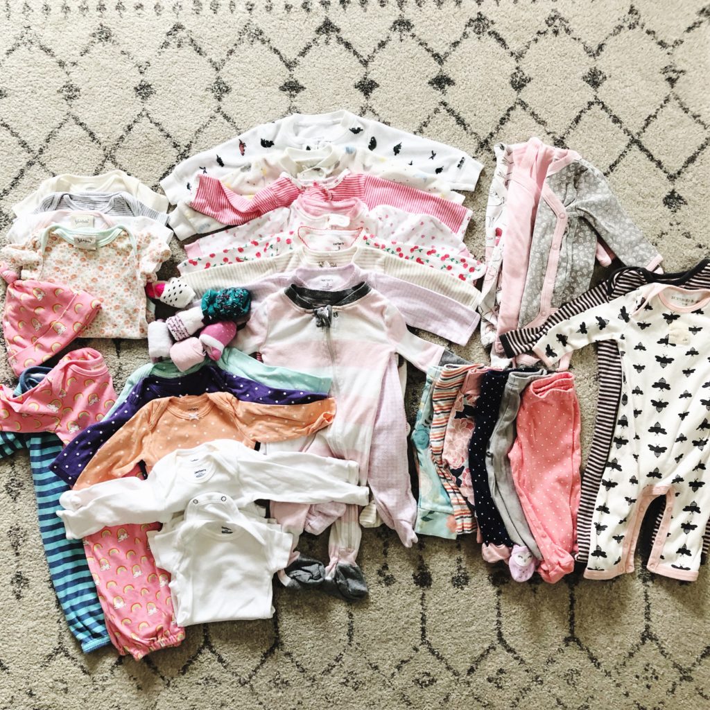 Our Minimalist Newborn Wardrobe