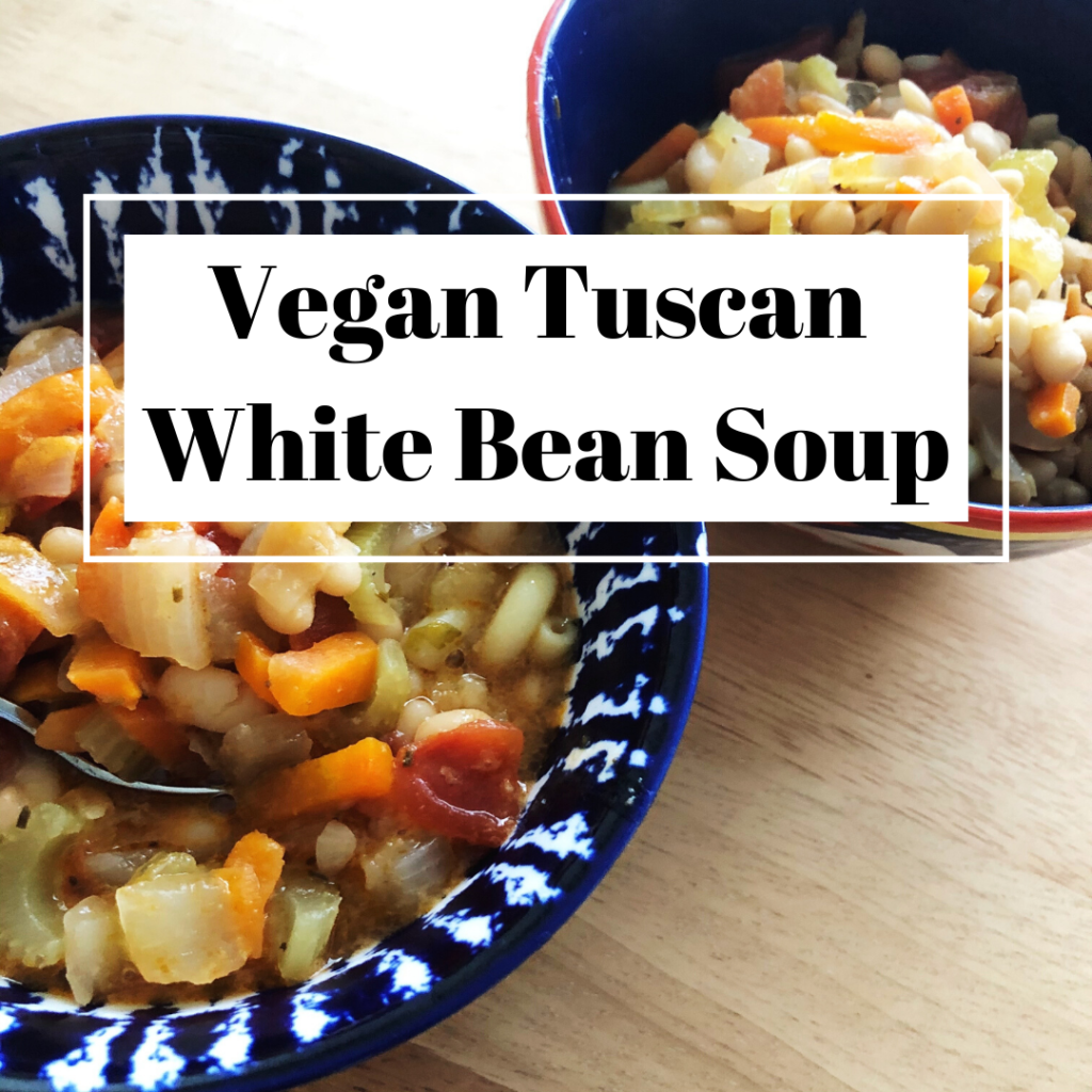 Vegan Tuscan White Bean Soup