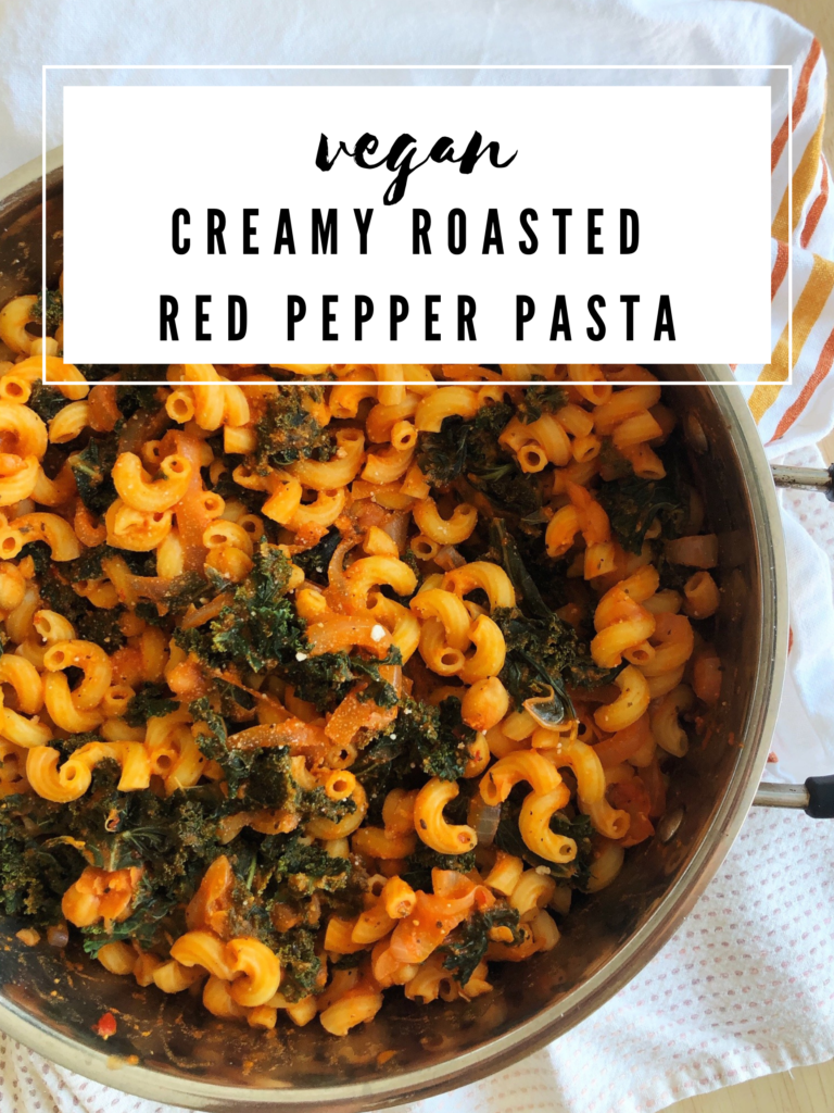 Vegan Roasted Red Pepper Pasta