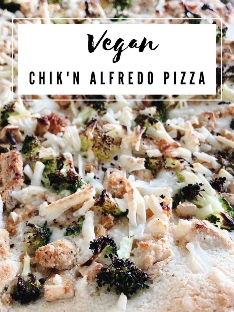 Vegan Chik'n Alfredo Pizza