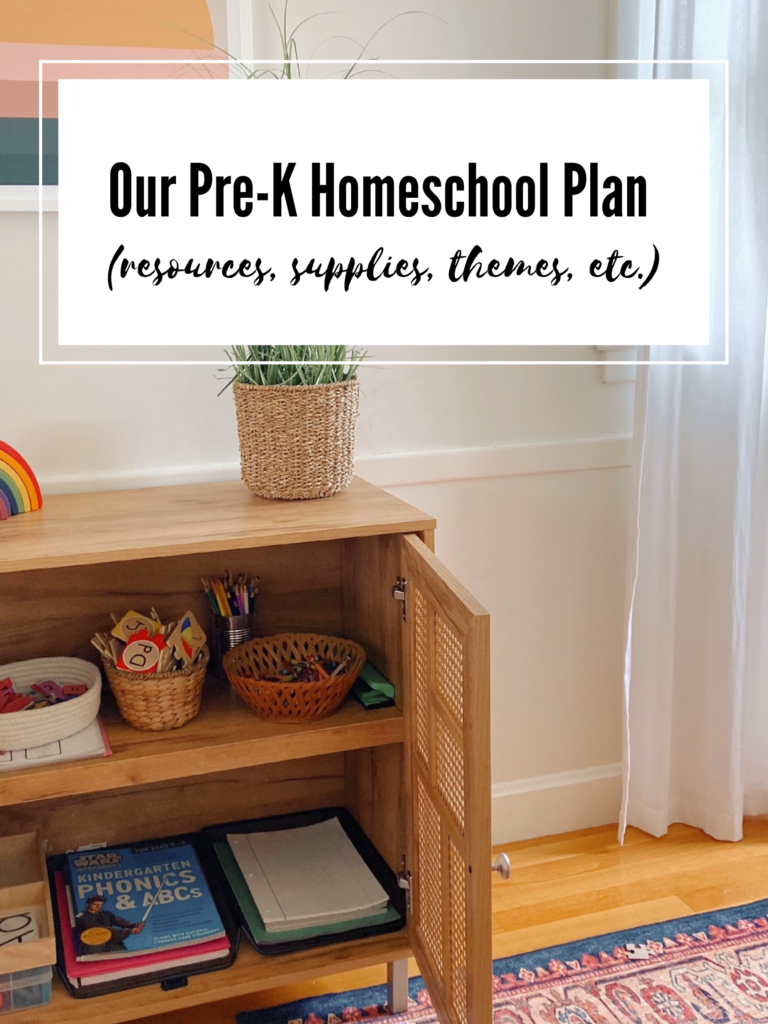 Our Pre-K Homeschool Plan 