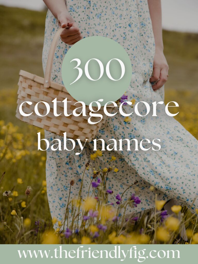Cottagecore baby names