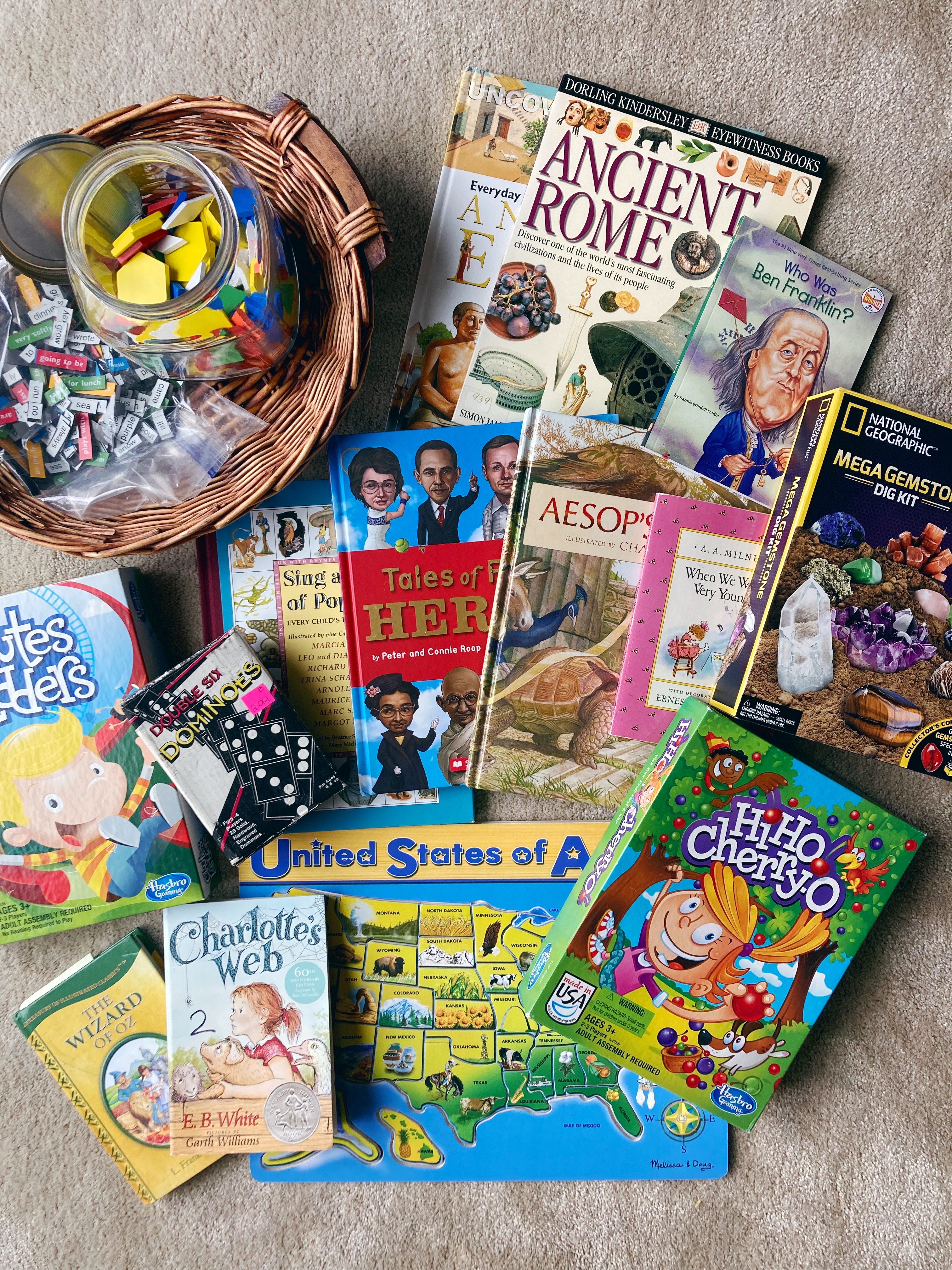 Items to Thrift for Your Homeschool