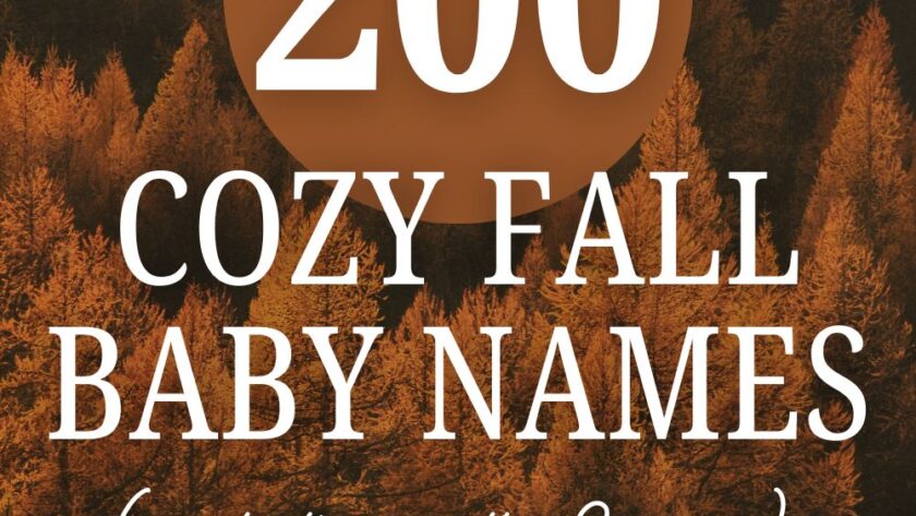 200 Fall Baby Names (Cozy, Earthy & Unique Picks)
