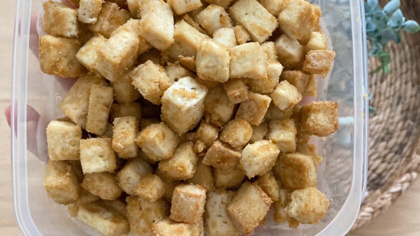The Simplest "Cheesy" Tofu Bites
