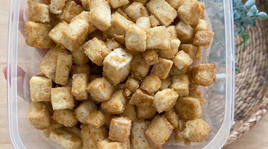 The Simplest "Cheesy" Tofu Bites