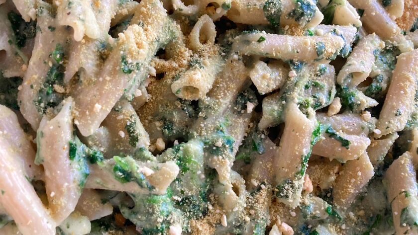 Cream of Spinach Pasta
