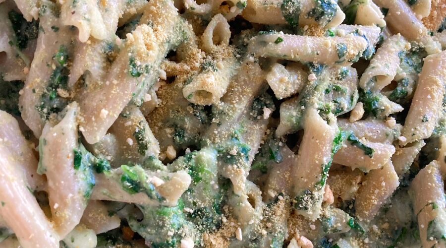 Cream of Spinach Pasta