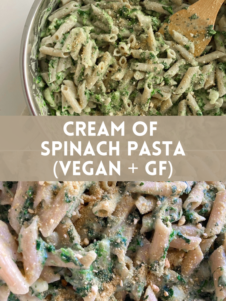 Cream of Spinach Pasta