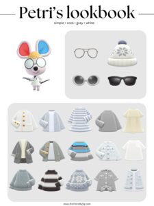 ACNH Petri Style Lookbook