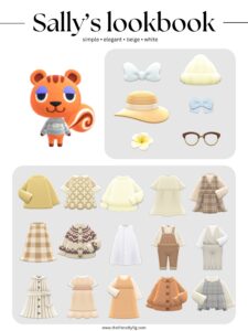 ACNH Sally Style Lookbook