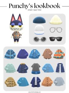ACNH Punchy Style Lookbook