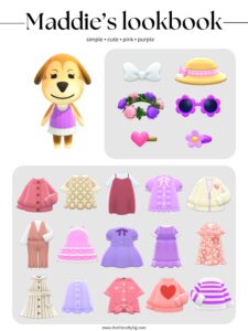 ACNH Maddie Style Lookbook