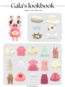 ACNH Gala Style Lookbook