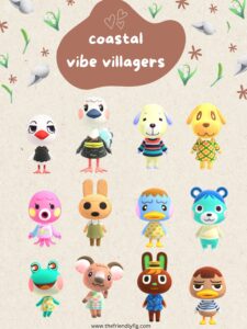 ACNH Coastal Beachy Villagers