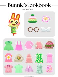 ACNH Bunnie Style Lookbook