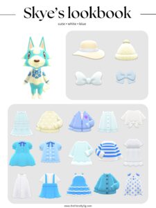 ACNH Skye Style Lookbook