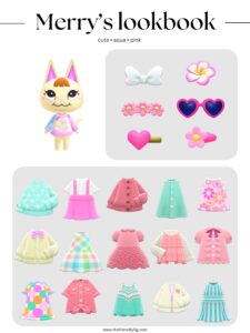 ACNH Merry Style Lookbook