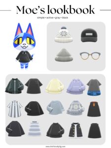 ACNH Moe Style Lookbook