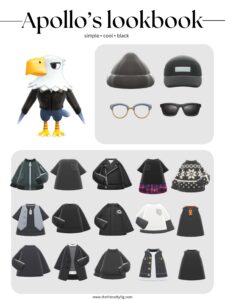 ACNH Apollo Style Lookbook