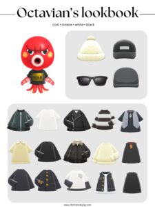 ACNH Octavian Style Lookbook