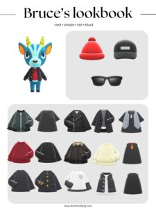 ACNH Bruce Lookbook