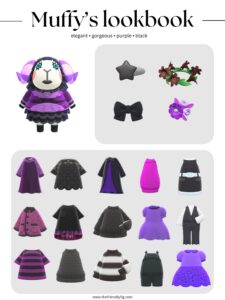 ACNH Muffy Style Lookbook