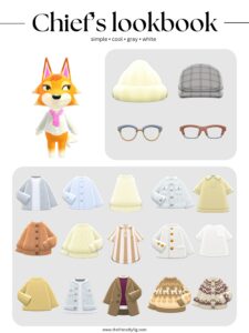ACNH Chief Style Lookbook