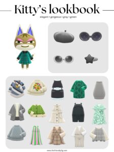 ACNH Kitty Style Lookbook