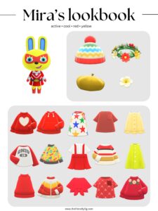 ACNH Mira Style Lookbook