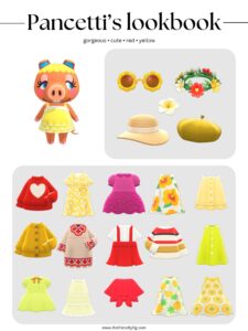 ACNH Pancetti Style Lookbook