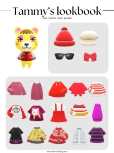ACNH Tammy Style Lookbook