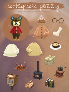 ACNH Grizzly Gift Guide Cottagecore