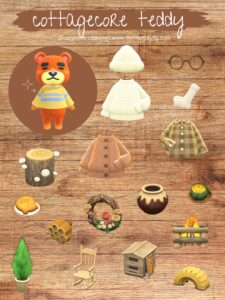ACNH Teddy Gift Guide Cottagecore