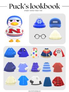 ACNH Puck Style Lookbook