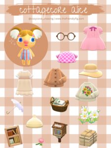 ACNH Villager Gift Guide Alice Cottagecore