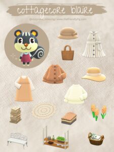 ACNH Villager Gift Guide Blaire Cottagecore