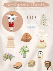 ACNH Villager Gift Guide Chevre Cottagecore