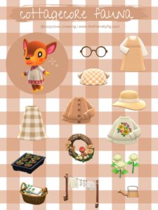 ACNH Villager Gift Guide Fauna Cottagecore