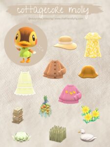 ACNH Villager Gift Guide Molly Cottagecore